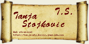 Tanja Stojković vizit kartica